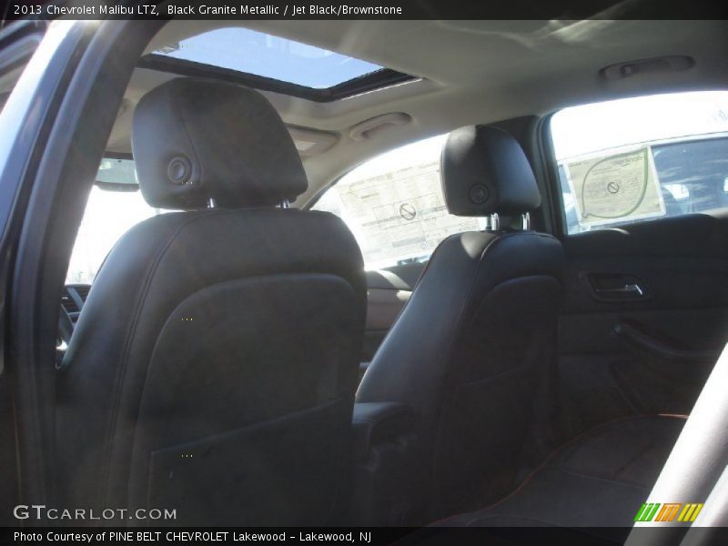 Black Granite Metallic / Jet Black/Brownstone 2013 Chevrolet Malibu LTZ