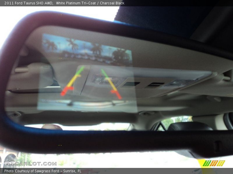 White Platinum Tri-Coat / Charcoal Black 2011 Ford Taurus SHO AWD