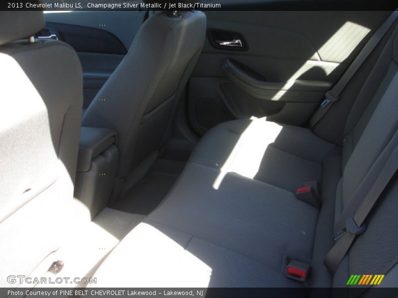 Champagne Silver Metallic / Jet Black/Titanium 2013 Chevrolet Malibu LS