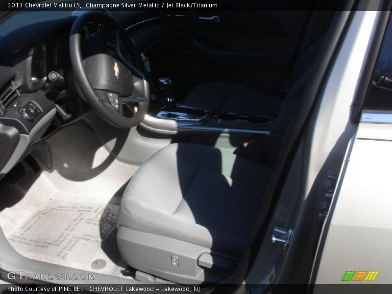 Champagne Silver Metallic / Jet Black/Titanium 2013 Chevrolet Malibu LS