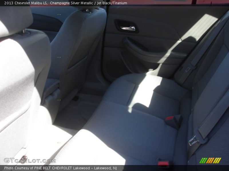 Champagne Silver Metallic / Jet Black/Titanium 2013 Chevrolet Malibu LS