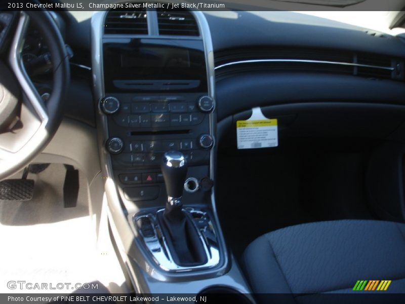 Champagne Silver Metallic / Jet Black/Titanium 2013 Chevrolet Malibu LS