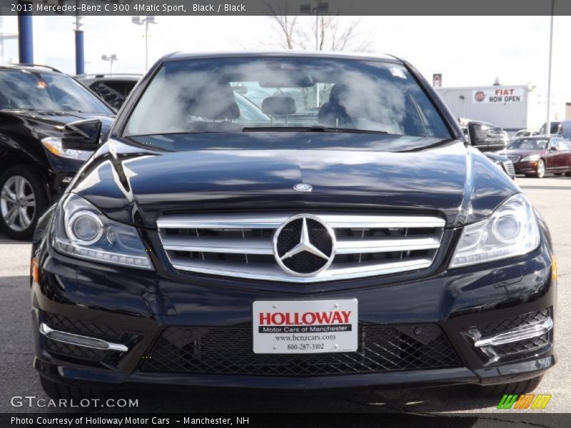 Black / Black 2013 Mercedes-Benz C 300 4Matic Sport
