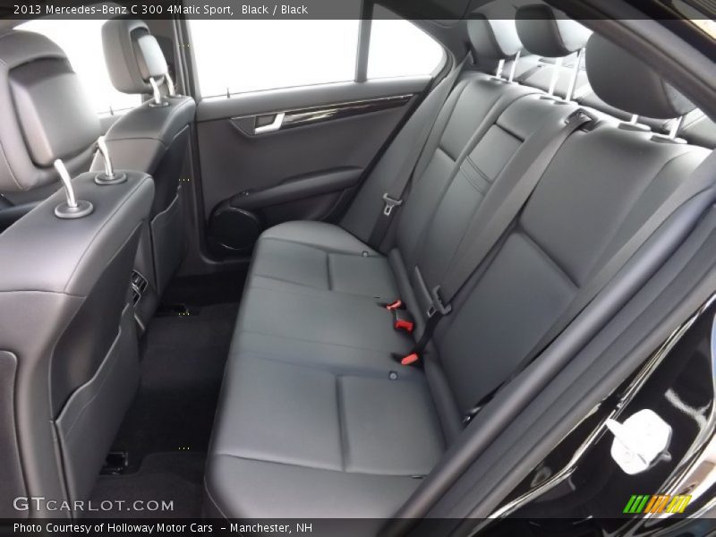 Black / Black 2013 Mercedes-Benz C 300 4Matic Sport