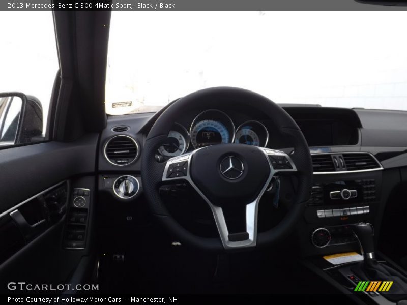 Black / Black 2013 Mercedes-Benz C 300 4Matic Sport