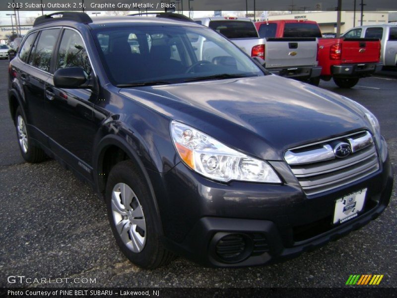 Graphite Gray Metallic / Black 2013 Subaru Outback 2.5i