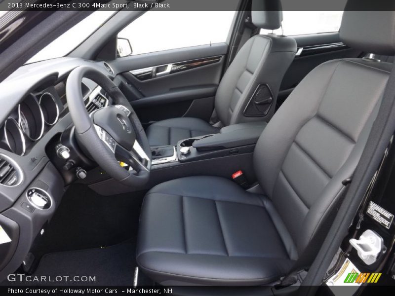 Black / Black 2013 Mercedes-Benz C 300 4Matic Sport