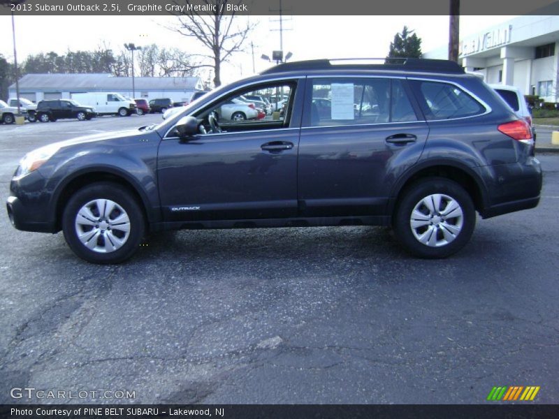 Graphite Gray Metallic / Black 2013 Subaru Outback 2.5i