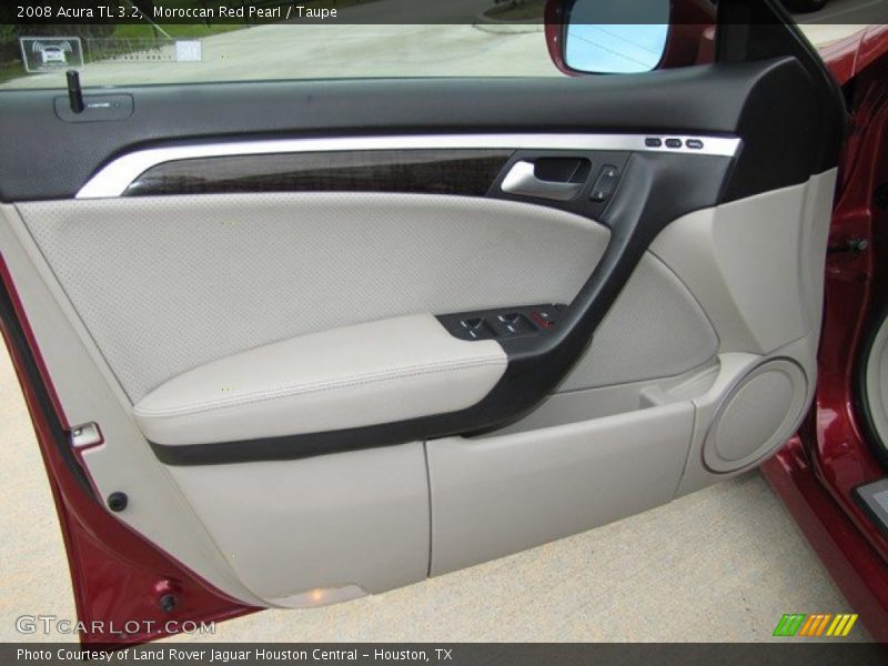 Moroccan Red Pearl / Taupe 2008 Acura TL 3.2