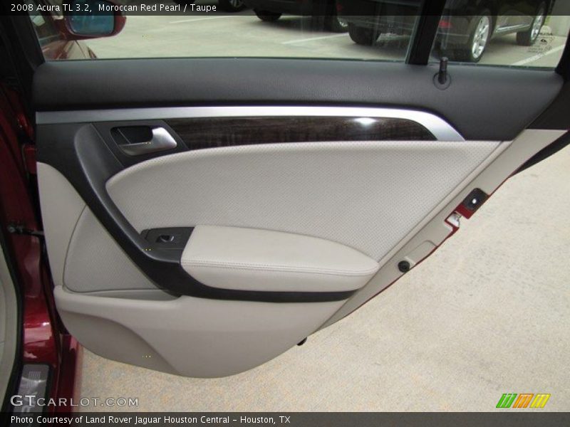 Moroccan Red Pearl / Taupe 2008 Acura TL 3.2