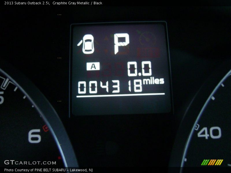 Graphite Gray Metallic / Black 2013 Subaru Outback 2.5i