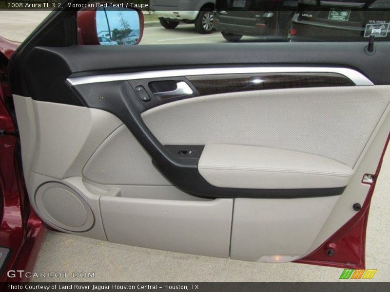 Moroccan Red Pearl / Taupe 2008 Acura TL 3.2