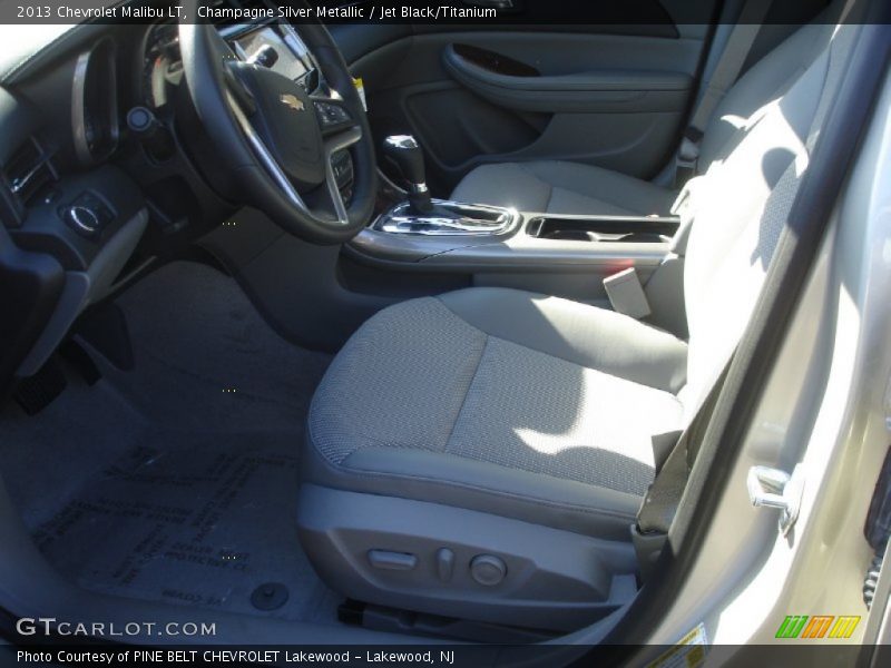 Champagne Silver Metallic / Jet Black/Titanium 2013 Chevrolet Malibu LT