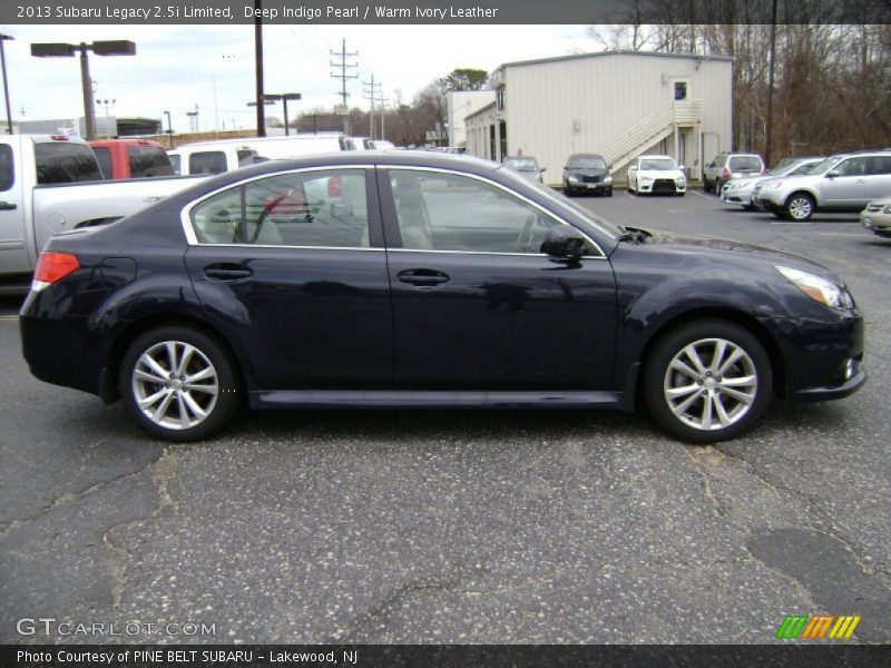 Deep Indigo Pearl / Warm Ivory Leather 2013 Subaru Legacy 2.5i Limited