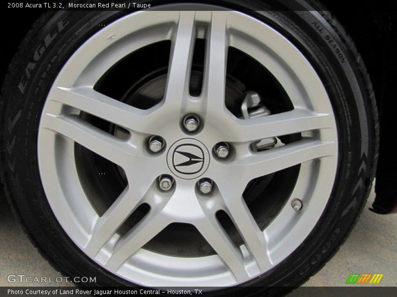Moroccan Red Pearl / Taupe 2008 Acura TL 3.2