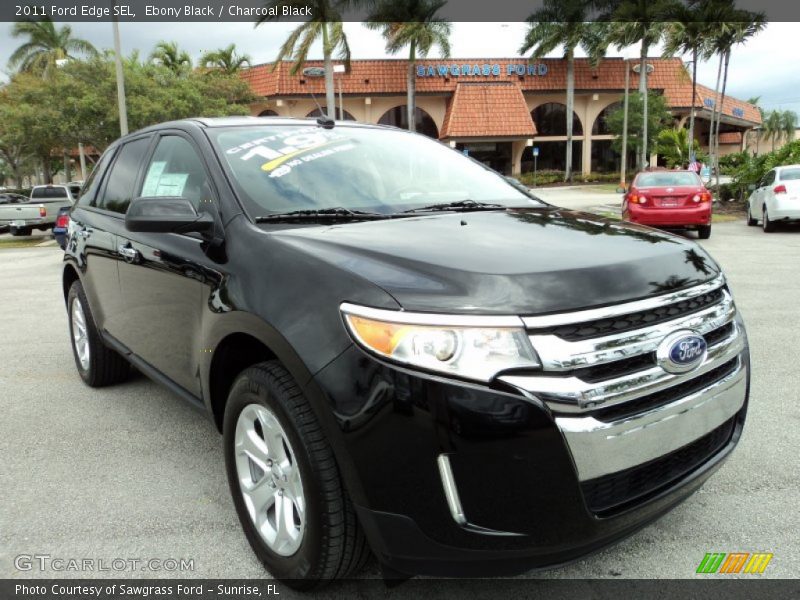 Ebony Black / Charcoal Black 2011 Ford Edge SEL