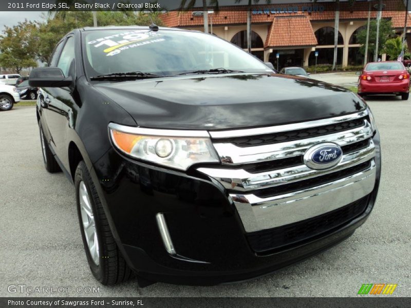 Ebony Black / Charcoal Black 2011 Ford Edge SEL