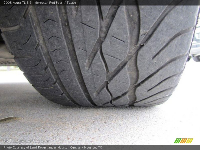 Moroccan Red Pearl / Taupe 2008 Acura TL 3.2
