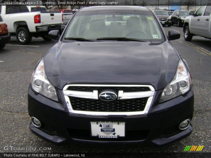 Deep Indigo Pearl / Warm Ivory Leather 2013 Subaru Legacy 2.5i Limited