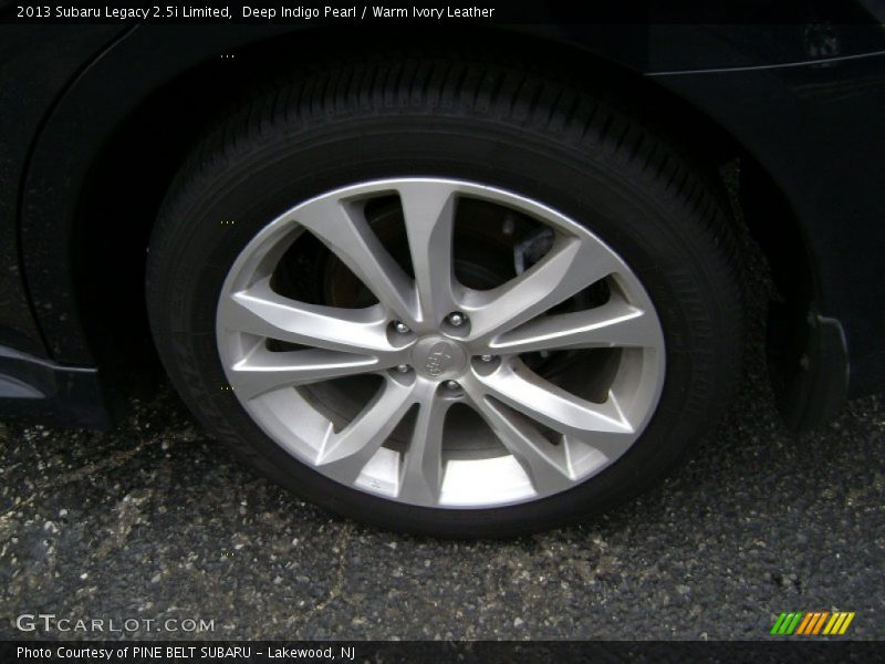 Deep Indigo Pearl / Warm Ivory Leather 2013 Subaru Legacy 2.5i Limited