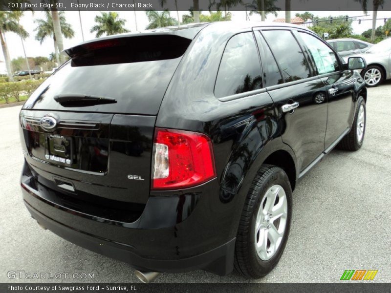 Ebony Black / Charcoal Black 2011 Ford Edge SEL