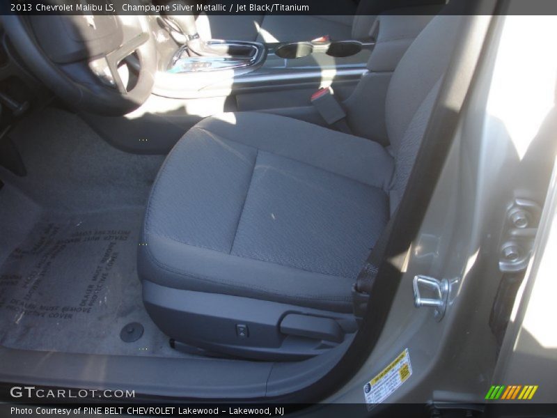 Champagne Silver Metallic / Jet Black/Titanium 2013 Chevrolet Malibu LS