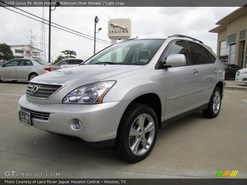 Millenium Silver Metallic / Light Gray 2008 Lexus RX 400h Hybrid