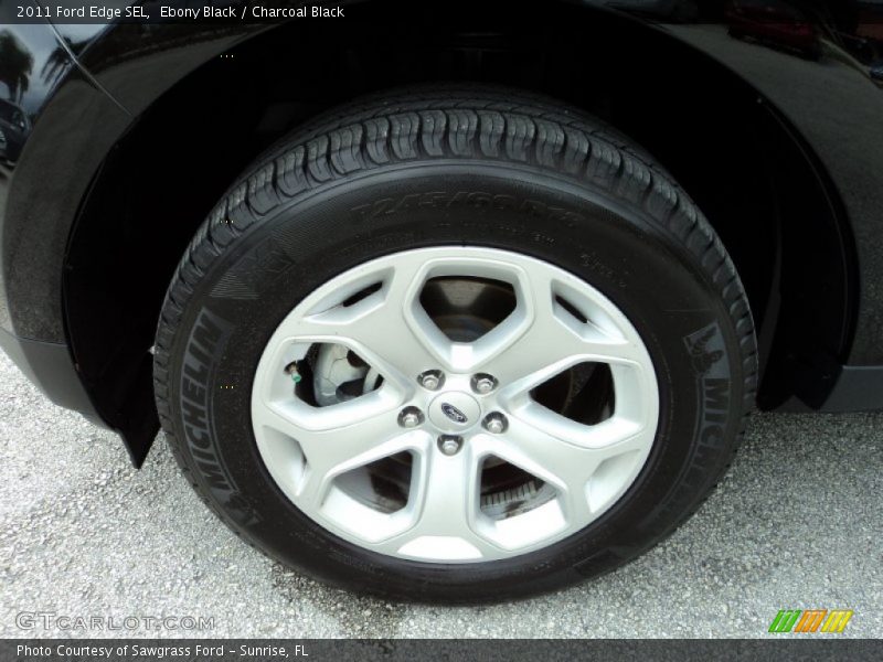 Ebony Black / Charcoal Black 2011 Ford Edge SEL