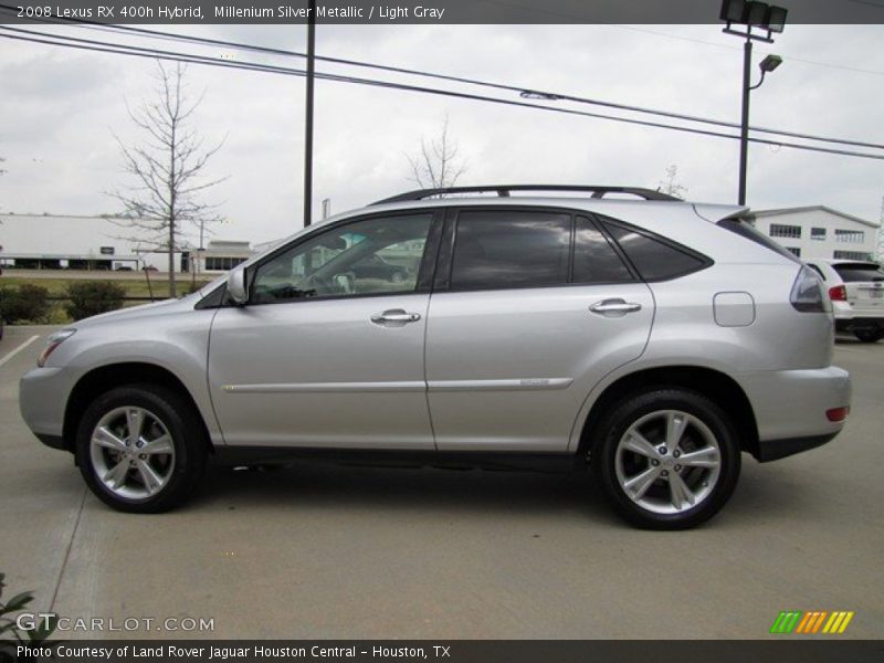 Millenium Silver Metallic / Light Gray 2008 Lexus RX 400h Hybrid