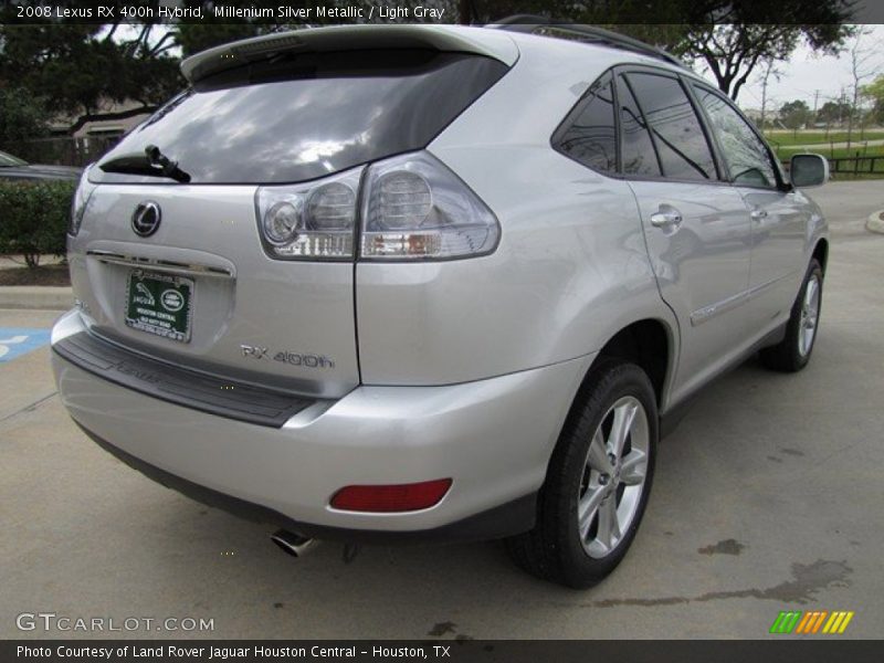 Millenium Silver Metallic / Light Gray 2008 Lexus RX 400h Hybrid