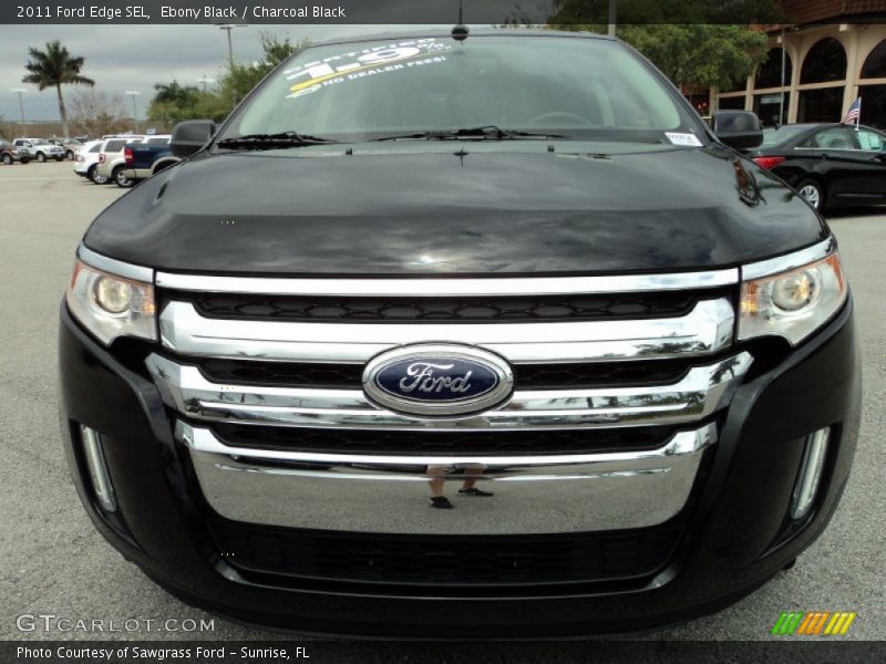 Ebony Black / Charcoal Black 2011 Ford Edge SEL