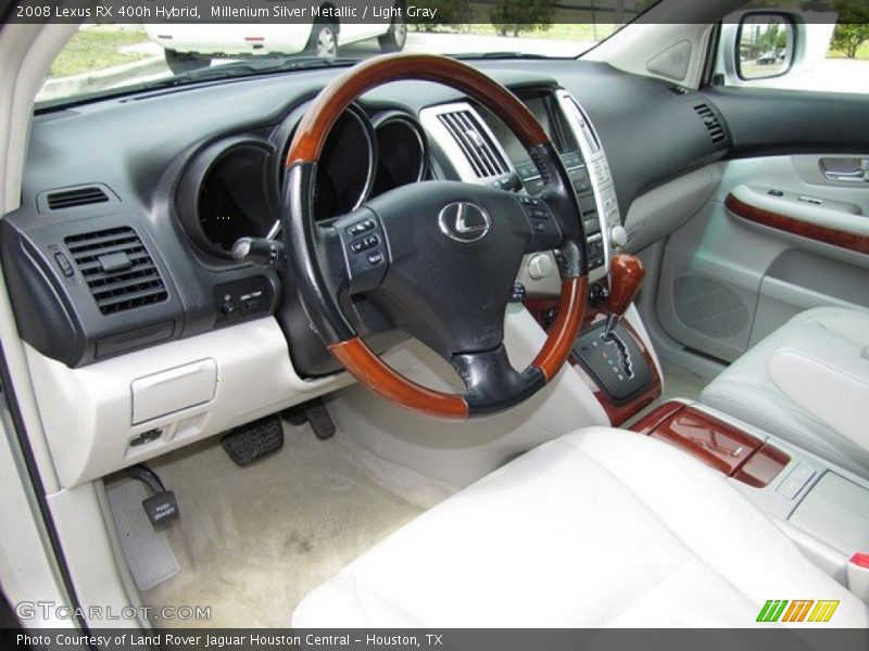 Millenium Silver Metallic / Light Gray 2008 Lexus RX 400h Hybrid