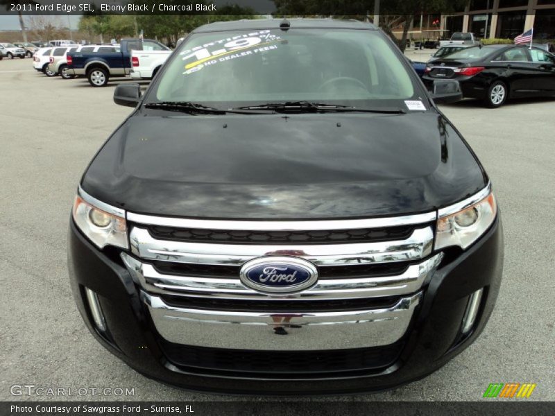 Ebony Black / Charcoal Black 2011 Ford Edge SEL
