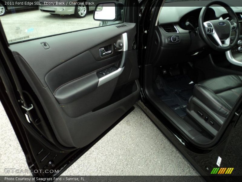 Ebony Black / Charcoal Black 2011 Ford Edge SEL