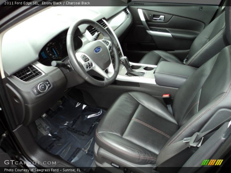 Charcoal Black Interior - 2011 Edge SEL 