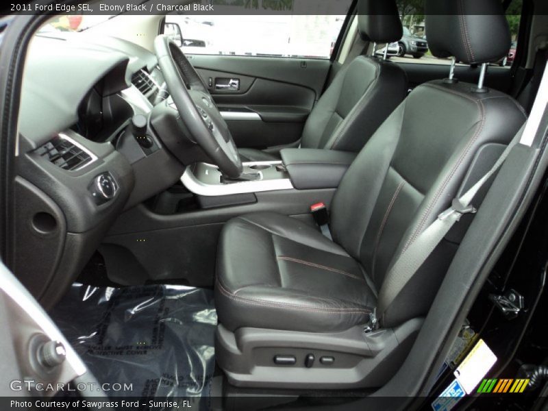 Front Seat of 2011 Edge SEL