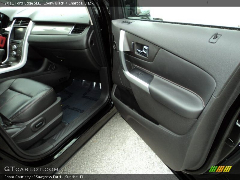 Ebony Black / Charcoal Black 2011 Ford Edge SEL