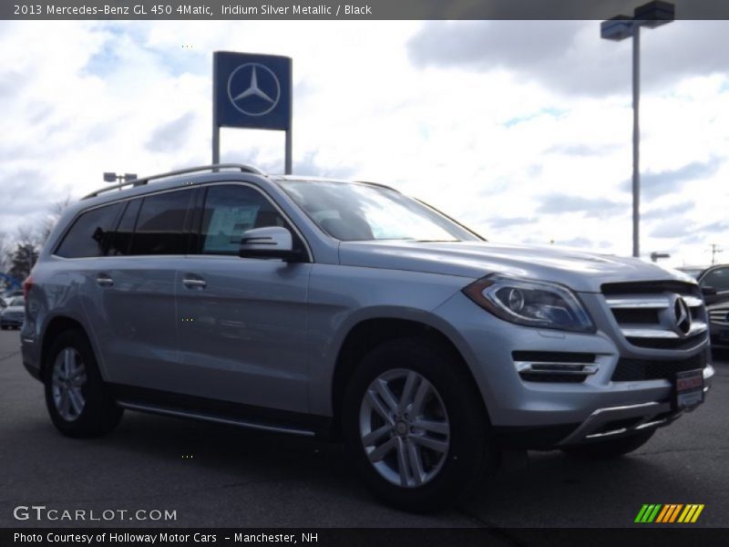 Iridium Silver Metallic / Black 2013 Mercedes-Benz GL 450 4Matic