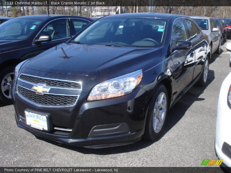Black Granite Metallic / Jet Black 2013 Chevrolet Malibu LT