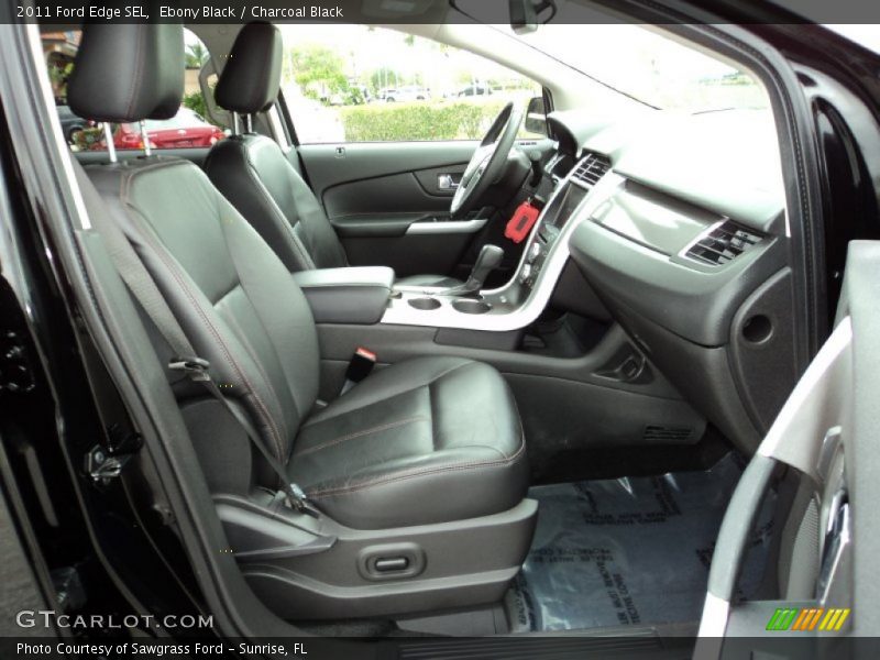 Ebony Black / Charcoal Black 2011 Ford Edge SEL