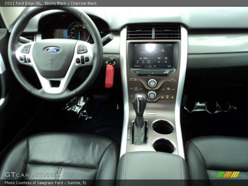 Ebony Black / Charcoal Black 2011 Ford Edge SEL