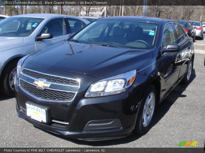 Black Granite Metallic / Jet Black/Titanium 2013 Chevrolet Malibu LS