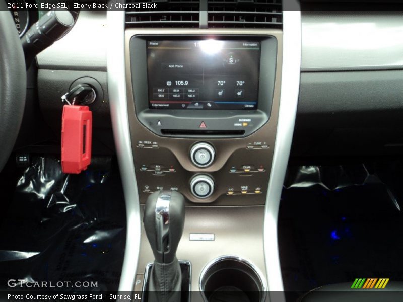 Ebony Black / Charcoal Black 2011 Ford Edge SEL