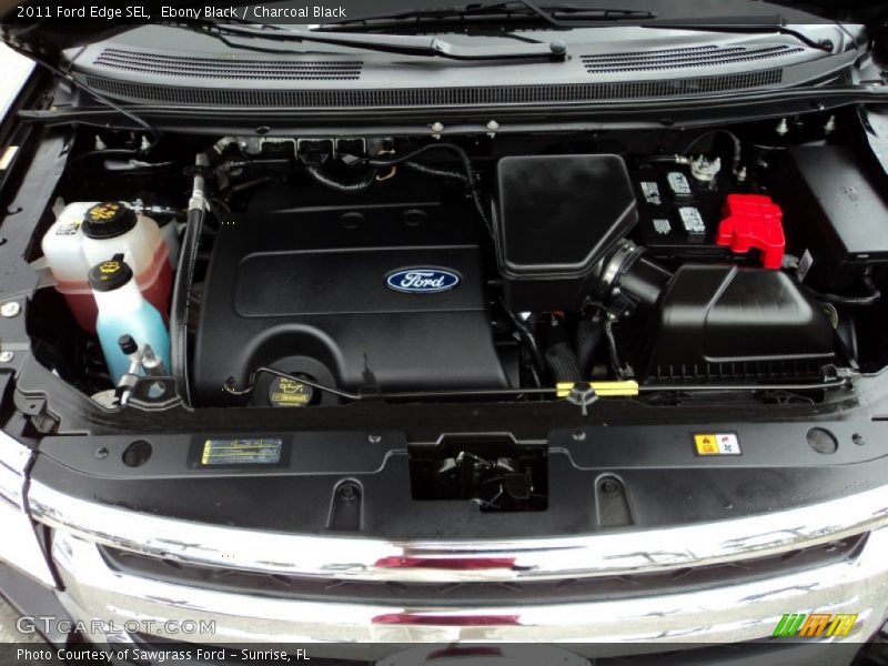 Ebony Black / Charcoal Black 2011 Ford Edge SEL