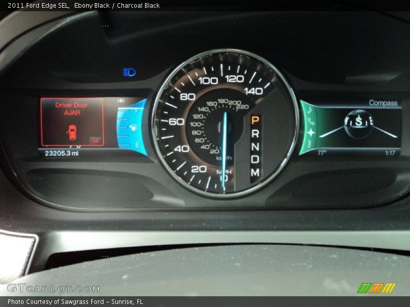 Ebony Black / Charcoal Black 2011 Ford Edge SEL