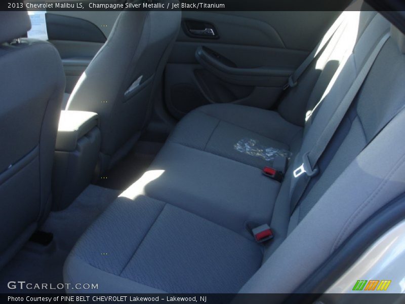 Champagne Silver Metallic / Jet Black/Titanium 2013 Chevrolet Malibu LS