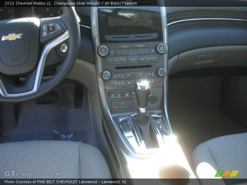 Champagne Silver Metallic / Jet Black/Titanium 2013 Chevrolet Malibu LS