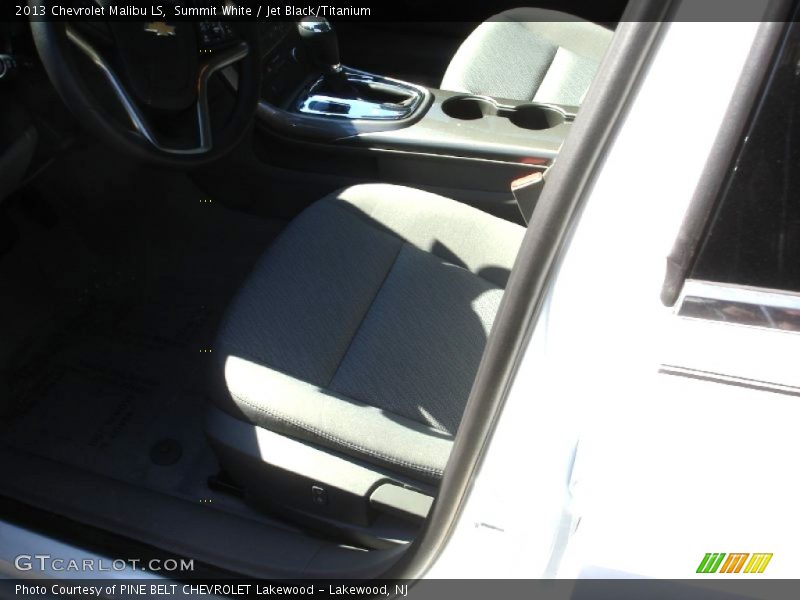 Summit White / Jet Black/Titanium 2013 Chevrolet Malibu LS