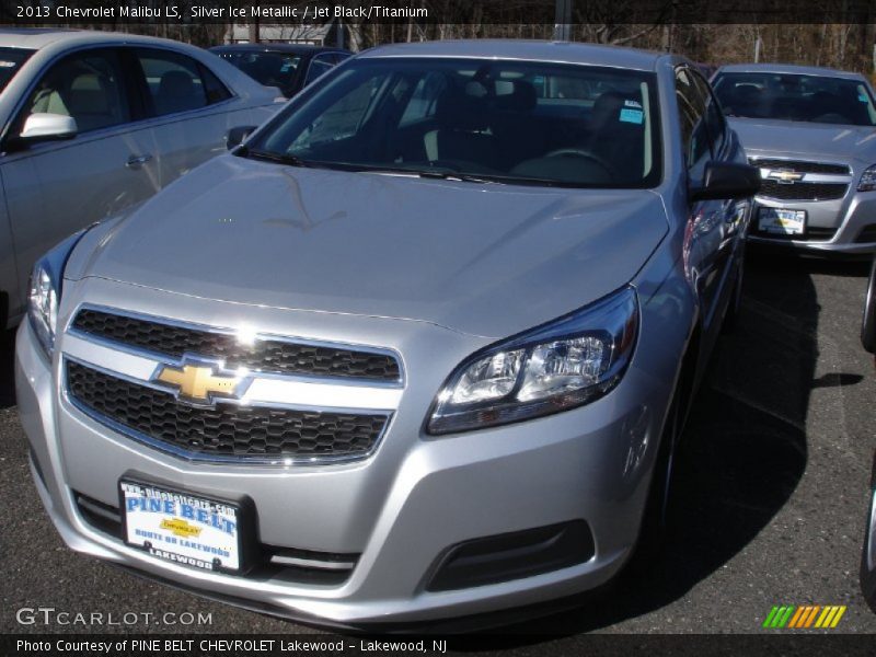 Silver Ice Metallic / Jet Black/Titanium 2013 Chevrolet Malibu LS