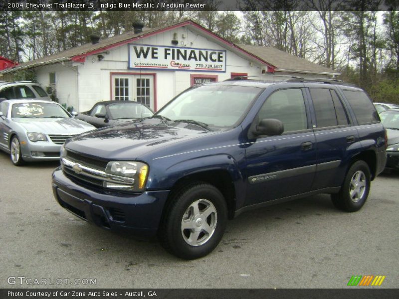 Indigo Blue Metallic / Medium Pewter 2004 Chevrolet TrailBlazer LS